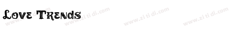 Love Trends字体转换